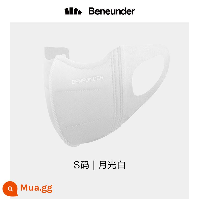 Mặt nạ dùng một lần Kem chống nắng màu Morandi mặt nạ ba chiều 3D dành cho phụ nữ không trang điểm và phần chuối mỏng mùa hè kích thước lớn thoáng khí - [Size S] Moonlight White [30 miếng-Giảm béo cổ điển] [Bảo vệ băng thông rộng cổ điển]