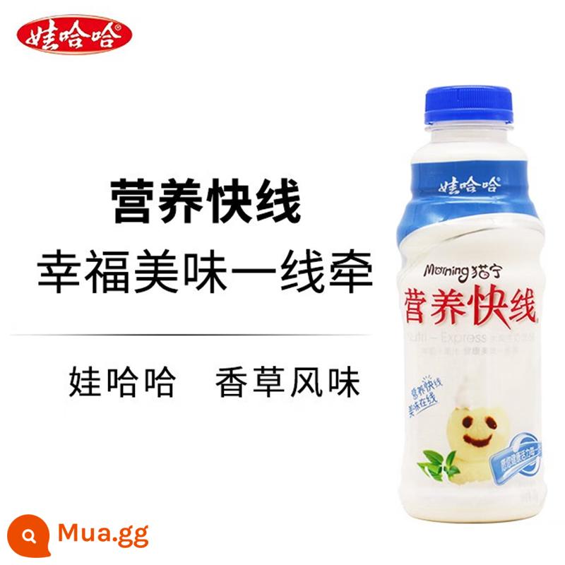 Wahaha Nutrition Express hương vị nguyên bản 500g * 15 chai nguyên hộp bán buôn giá đặc biệt dành cho trẻ em và học sinh đồ uống ăn sáng dinh dưỡng - Kem hương vani 500g*12 chai [số lượng lớn]