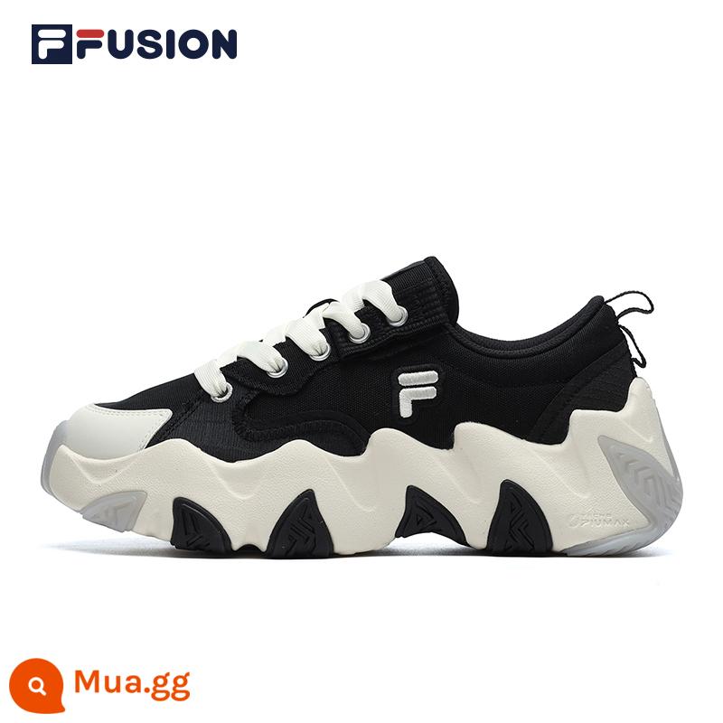 FILA FUSIONFila hợp thời trang thương hiệu giày vải đế dày nữ thời trang thu đông 2022 phù hợp với giày thường giày sao biển - Đen/hơi trắng-BW