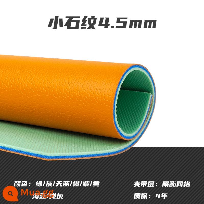 Sàn bóng bàn Lide cao su trong nhà chống trơn trượt chuyên nghiệp nhựa PVC sàn thể thao sân cầu lông đệm cao su đặc biệt - Mẫu đá nhỏ 4.5mm