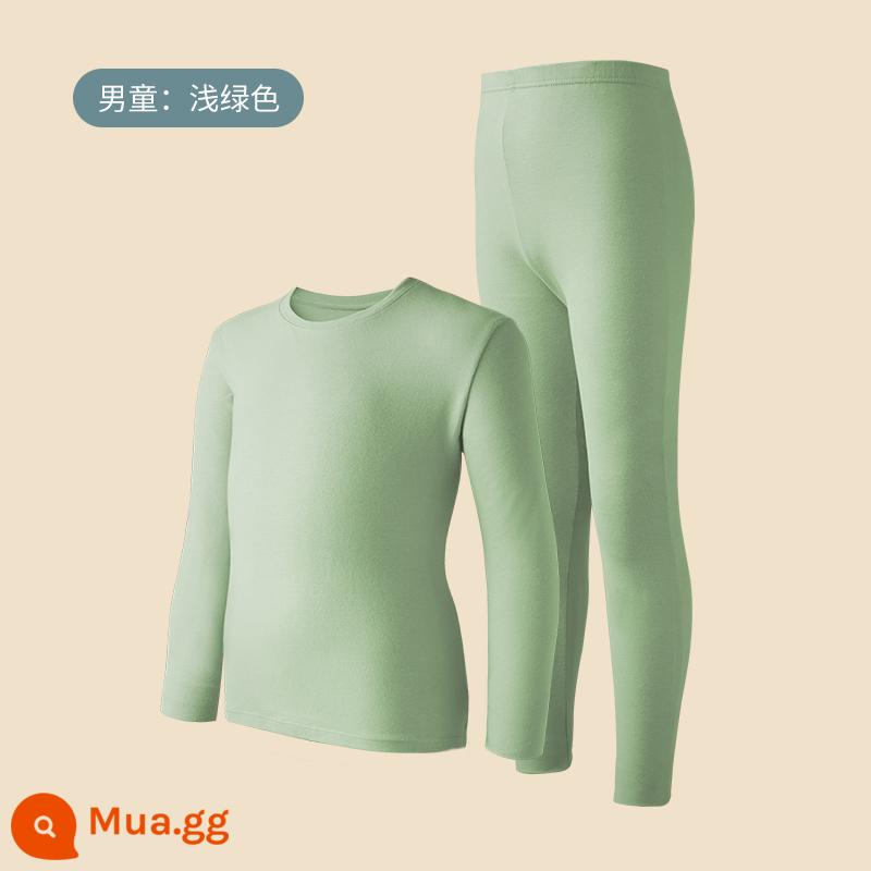 Có một cây C -Class Boy Autumn Quần áo Vệ sinh quần áo Vũ trang đồ lót trẻ em tinh khiết - màu xanh lợt