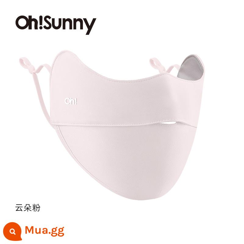 Khẩu trang chống nắng ohsunny thoáng khí góc mắt chống tia UV khẩu trang nữ che nắng thoáng khí mặt nhỏ - Mẫu bảo vệ mắt-Nhãn Cloud Powder OH