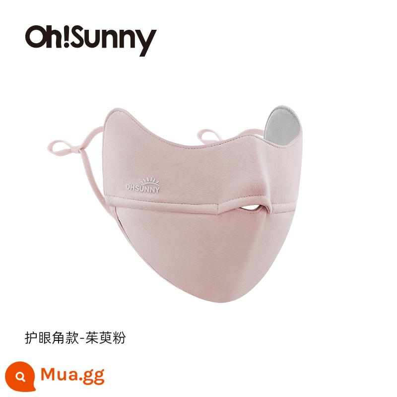 Khẩu trang chống nắng ohsunny thoáng khí góc mắt chống tia UV khẩu trang nữ che nắng thoáng khí mặt nhỏ - Bảo vệ mắt phong cách thu đông - Bột Cornus officinalis