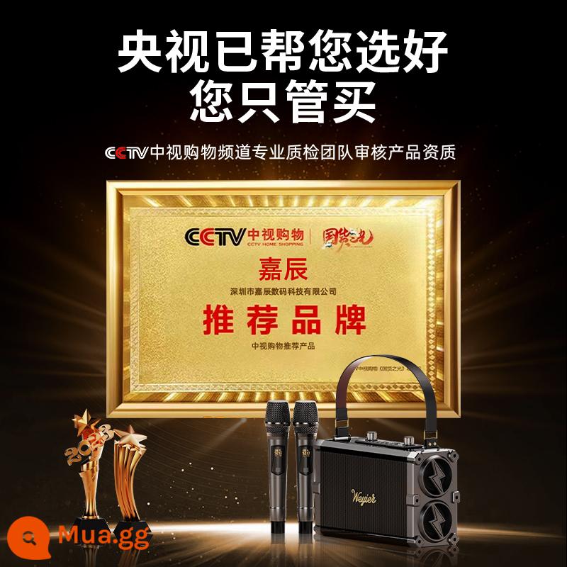 Bộ âm thanh nhà KTV K bài hát micro Tất cả karaoke Loa Bluetooth micro nhà ngoài trời bộ hoàn chỉnh - [Đảm bảo chất lượng] Thương hiệu được chứng nhận CCTV ★ Chất lượng tốt, yên tâm mua hàng