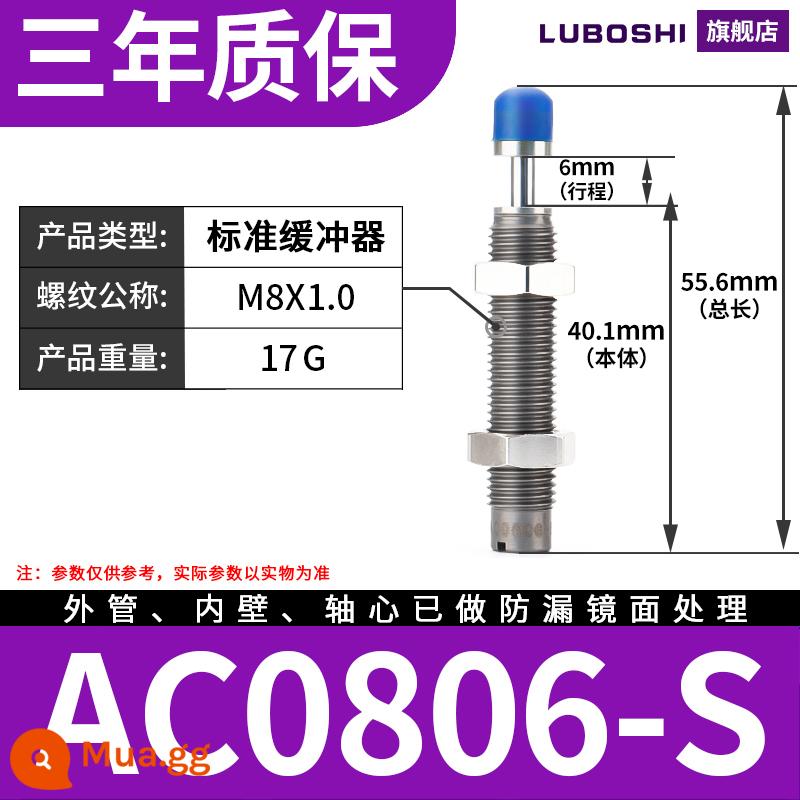 Bộ đệm áp suất dầu thủy lực hành khách Yade phụ kiện bộ điều khiển van điều tiết ac1416 ACA1007-1 1210 - Cấu hình cao AC0806-S