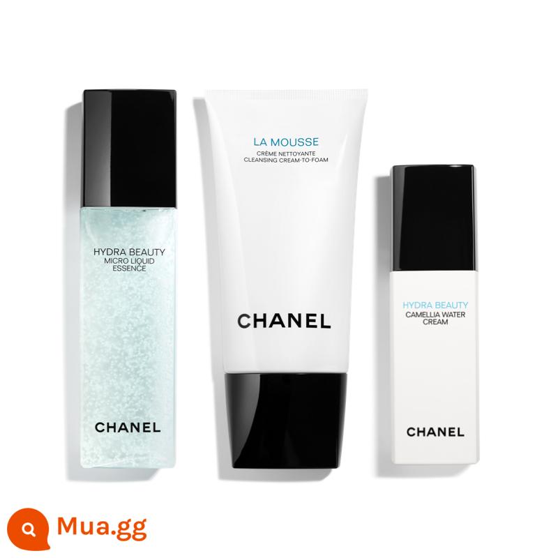 [Mua trước] Bộ ba tinh chất dưỡng ẩm CHANEL Chanel Camellia Star Set - Sữa dưỡng 30ml + sữa rửa mặt 150ml + nước tinh chất 150ml