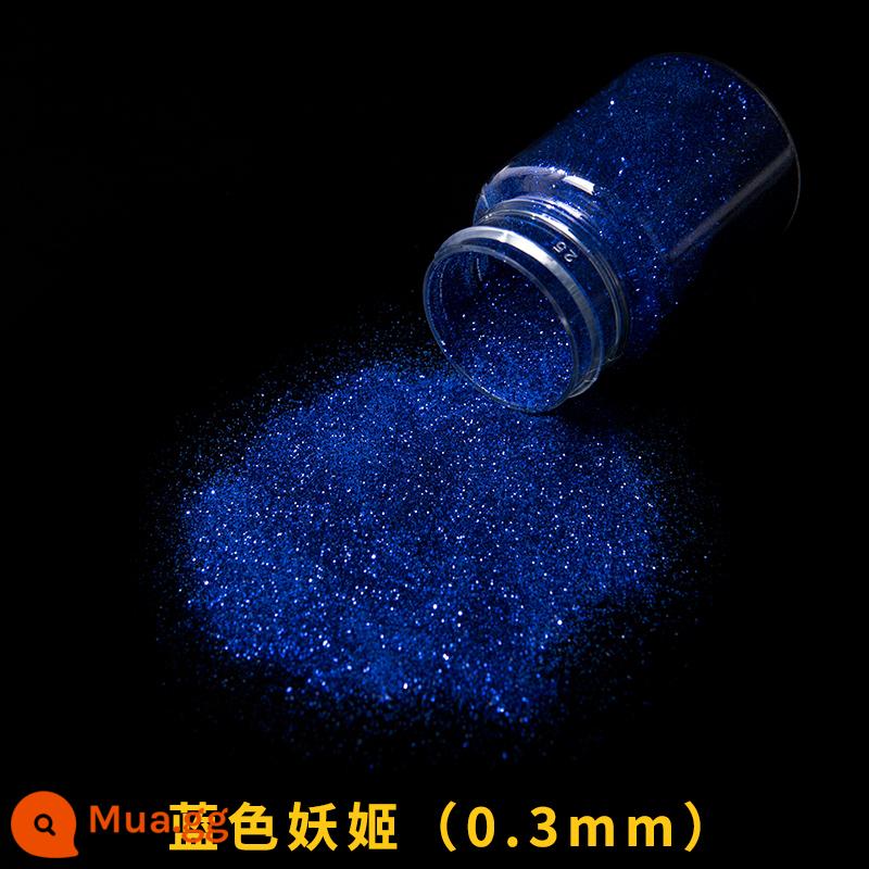 Bột lấp lánh Bột lấp lánh Bột vàng Hoa hồng Bột lấp lánh Giáng sinh Bột vàng Cross Stitch Handmade DIY Epoxy Nail Powder 50ml - Blue Enchantress 50ml/chai