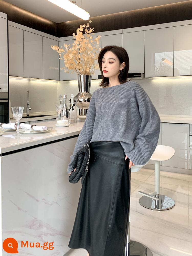 Lieer LRKS "Naihuhu Wool" hạng nặng 321g100 nhập khẩu Úc phôi len kim rời áo len len 400 - Seagull Grey Còn hàng, 3-7 ngày làm việc