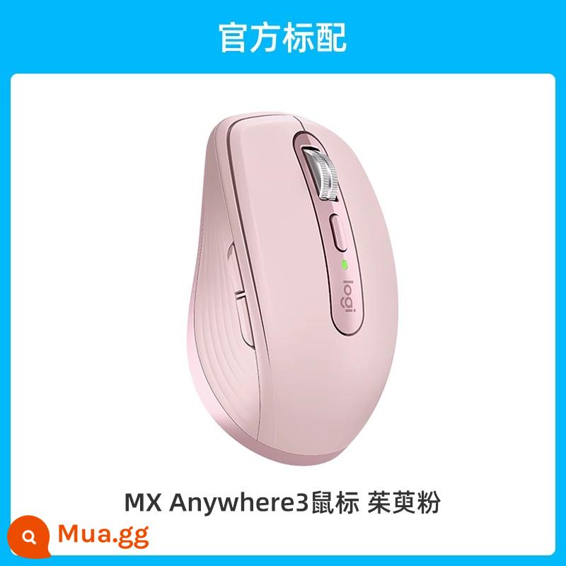 Logitech MX Anywhere 3 Bánh xe chuột không dây sạc Bluetooth Pink Girls Office Apple Notebook - Bột MX Anywhere 3 Cornus officinalis