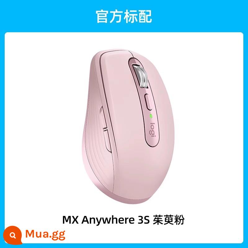 Logitech MX Anywhere 3 Bánh xe chuột không dây sạc Bluetooth Pink Girls Office Apple Notebook - Bột MX Anywhere 3S Cornus officinalis