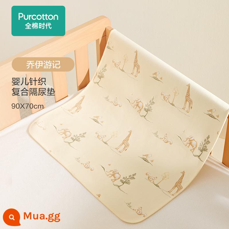 Cotton era cotton nguyên chất chống tã lót chống thấm nước cho bé có thể giặt được tã lót cho bé tấm kích thước lớn nệm dì pad - Du lịch của niềm vui dày đặc