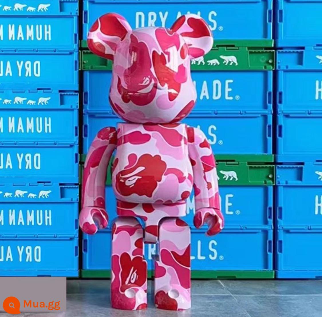 Bearbrick1000% bạo lực gấu khối xây gấu mẫu phòng khách lớn trang trí hợp thời trang búp bê búp bê quà tặng sinh nhật - Quả cam