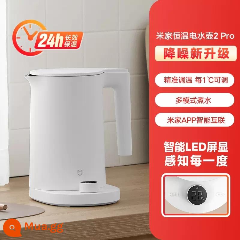 Nồi nấu nhanh Xiaomi 1A Bình đun nước nóng Mijia dung tích lớn gia dụng inox Ấm đun nước tự động 1.5L tích hợp giữ nhiệt - [Flagship Low Noise] Ấm siêu tốc giữ nhiệt 2pro