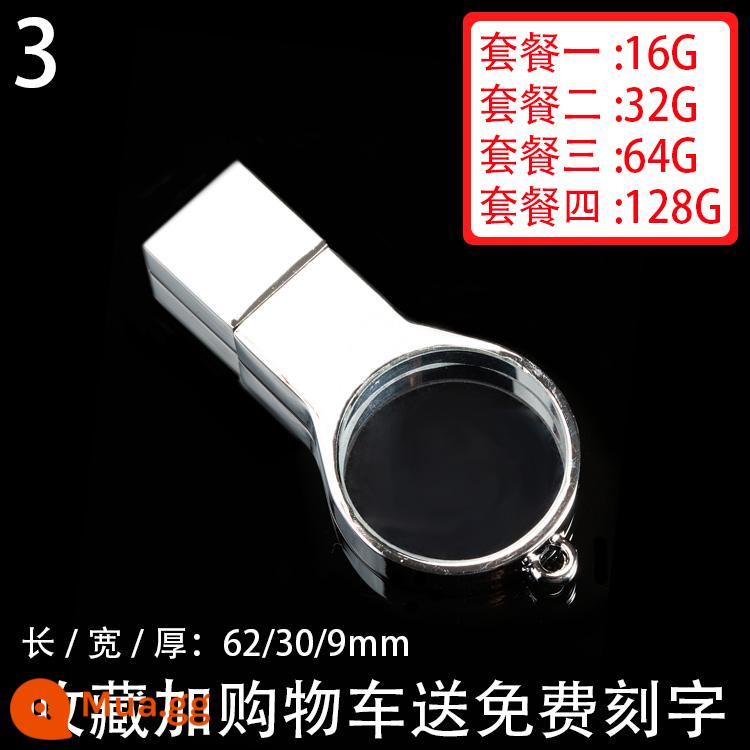 Pha Lê Ổ Đĩa U 32G Công Ty Trường Tùy Chỉnh Tặng Doanh Nghiệp Chữ USB J Kỷ Niệm Tùy Chỉnh 32G Cưới Đám Cưới - Số 3 [Blu-ray]