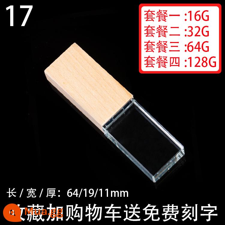 Pha Lê Ổ Đĩa U 32G Công Ty Trường Tùy Chỉnh Tặng Doanh Nghiệp Chữ USB J Kỷ Niệm Tùy Chỉnh 32G Cưới Đám Cưới - Số 17 [Blu-ray]