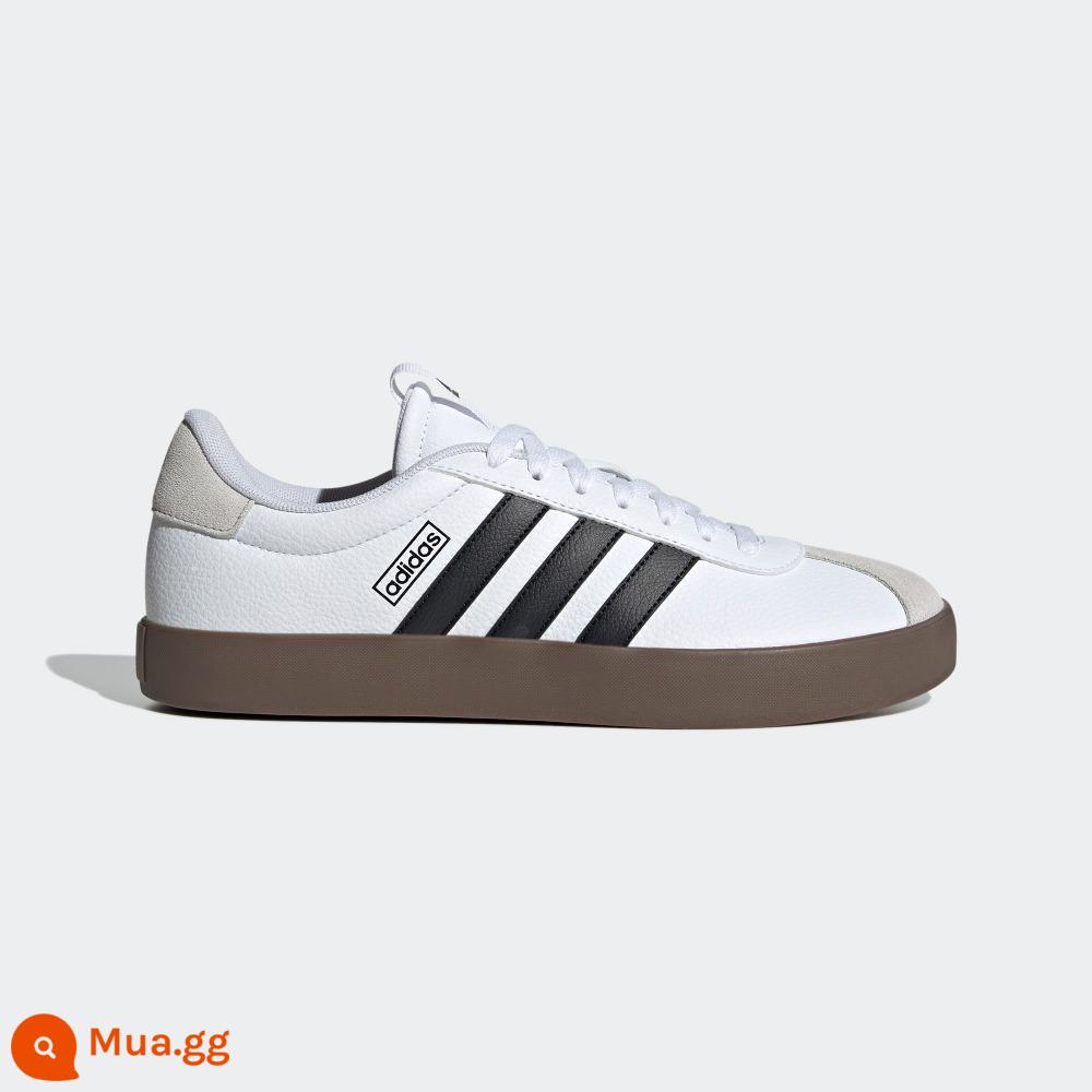 "Giày chữ T" adidasAdidas giày thể thao nhẹ chính thức VL COURT nam nữ và giày thể thao - Phong cách nam trắng/xám/đen