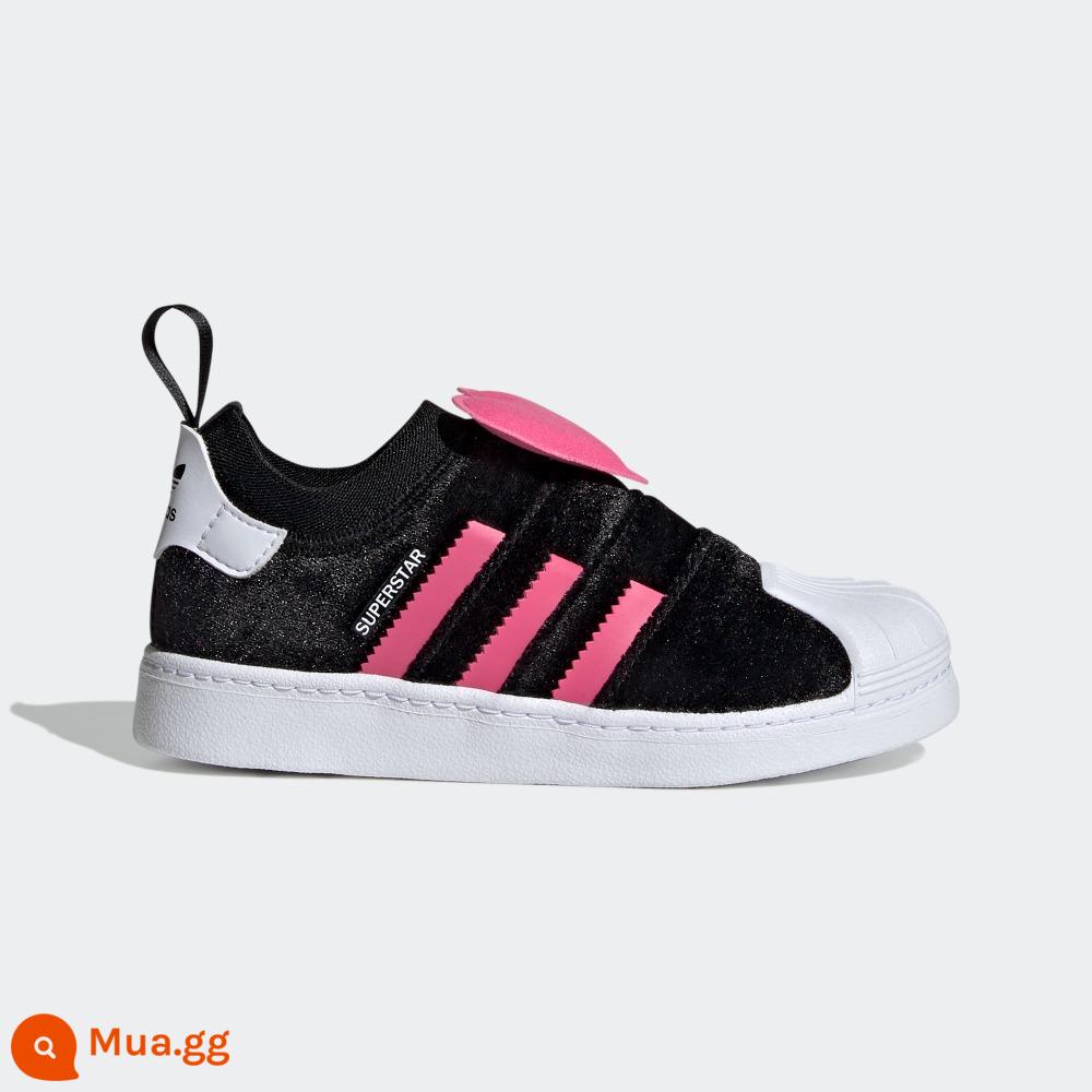 Adidasadidas Three -leaf Grass Superstar nam và nữ Giày đầu giường cổ điển GY9141 - đen/trắng/hồng