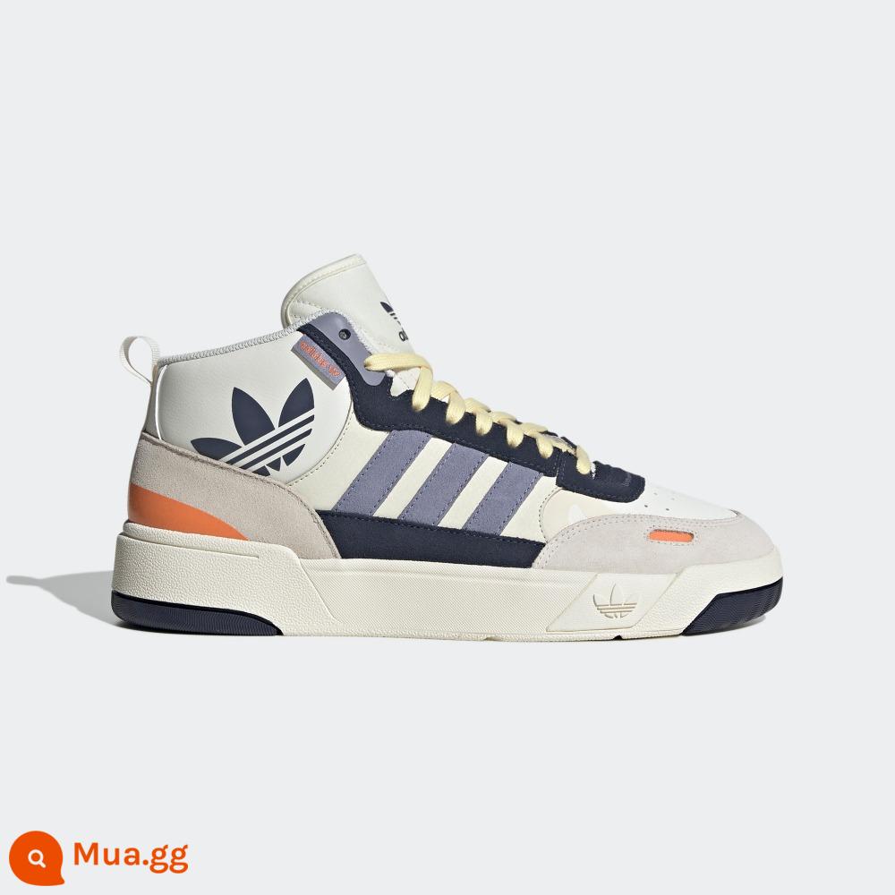 " Fantasy Dance " adidasAdidas clover POST UP Giày bóng rổ cổ trung bình thường dành cho nam và nữ mùa thu đông - trắng/xám nhạt/xanh nước biển/be/xanh nhạt