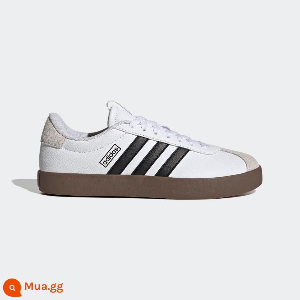 "Giày chữ T" adidasAdidas giày thể thao nhẹ chính thức VL COURT nam nữ và giày thể thao - Mẫu nữ trắng/đen/xám