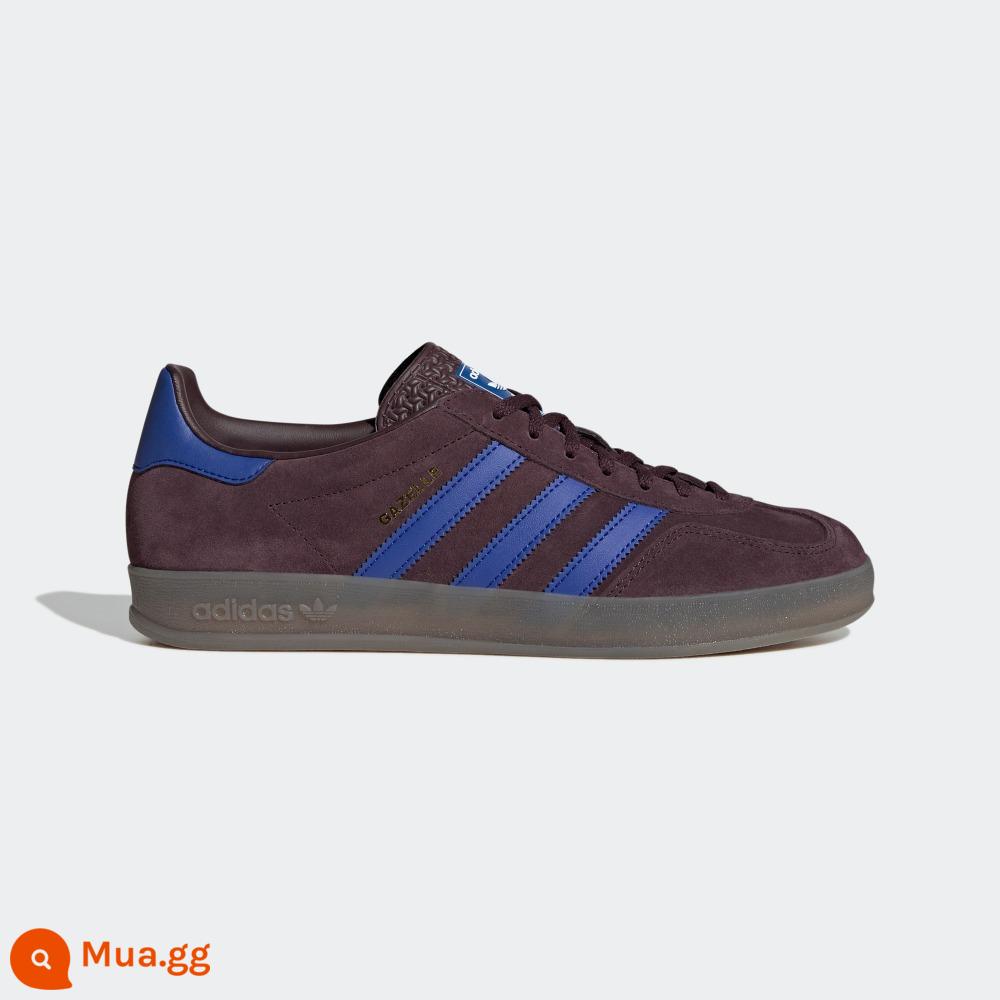 "Giày chữ T" adidasAdidas clover GAZELLE INDOOR giày thể thao cổ điển nam nữ - nâu/xanh