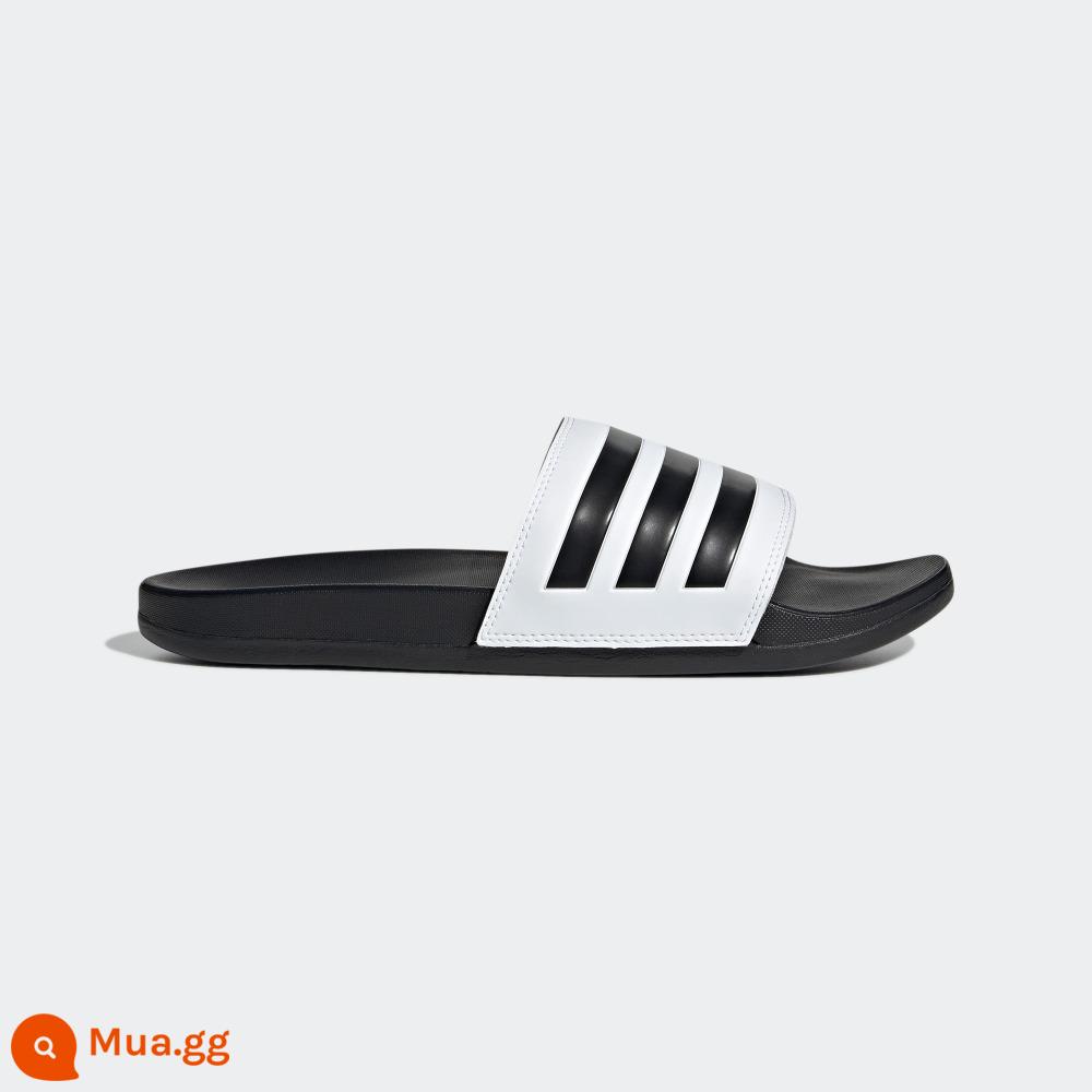 adidasAdidasADILETTE Xăng đan bơi nam nữ ADILETTE COMFORT GZ5893 - đen trắng