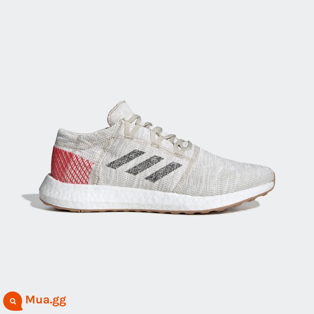 adidasGiày thể thao chạy bộ thoải mái và giản dị dành cho nam và nữ PUREBOOST GO chính thức của Adidas F35786 - trắng nhạt/nâu nhạt/đen/đỏ