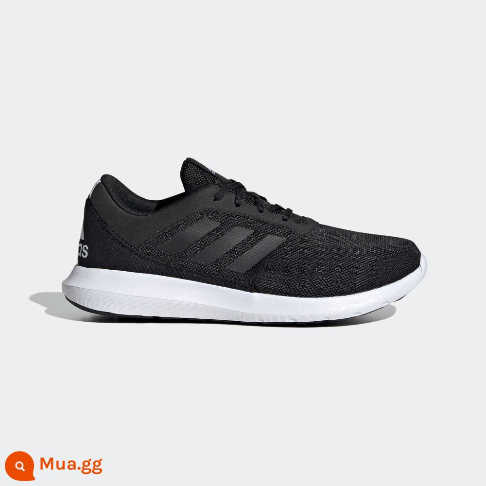 adidasGiày thể thao nhẹ chính thức Adidas CORERACER giày chạy bộ thông thường thoải mái cho nam và nữ chạy thoải mái - đen trắng