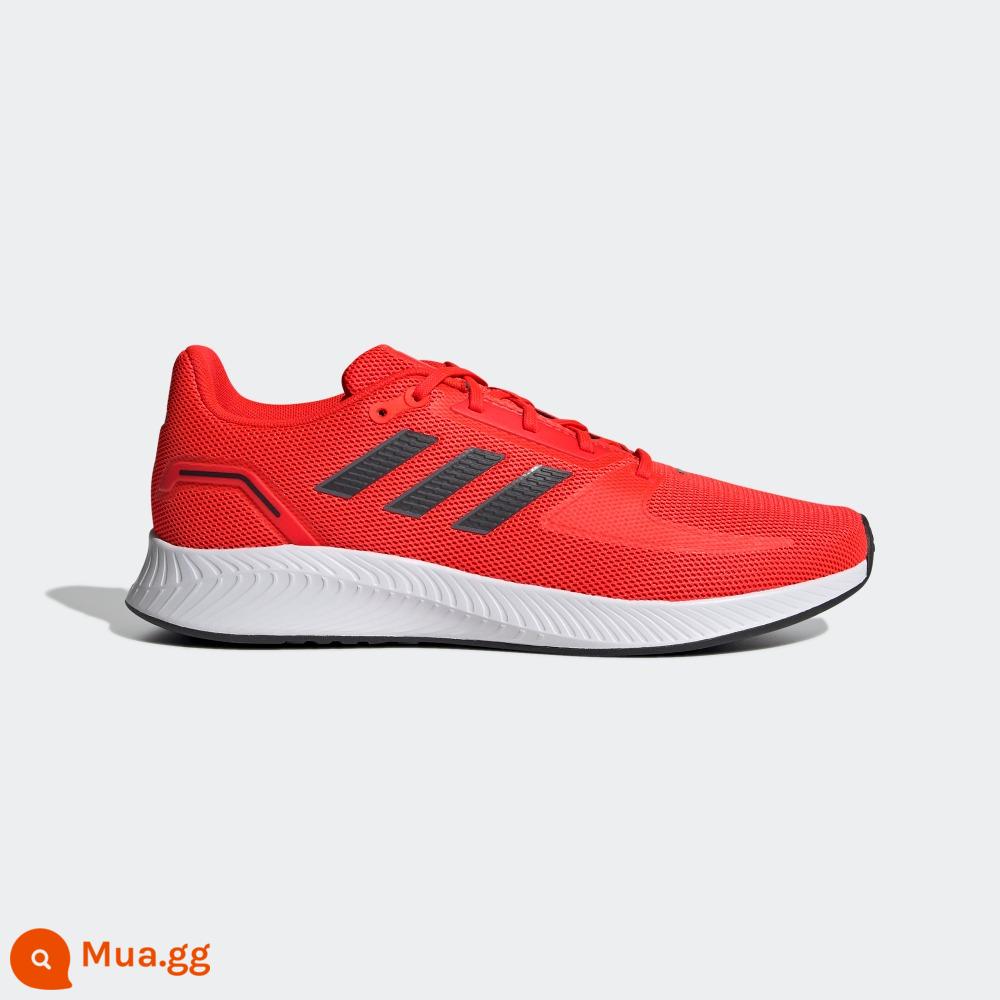 adidasGiày chạy bộ lưới RUNFALCON chính thức của adidas dành cho nam và nữ chạy tự do thoải mái - đỏ đen