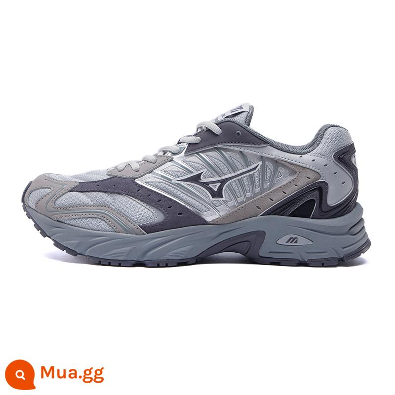 Giày chạy bộ nam nữ Mizuno Mizuno giản dị phong cách cổ điển lưới thoáng khí đáy dày giày thường FIYI 2K - 17/xám nhạt/xám thỏ/xám sáp