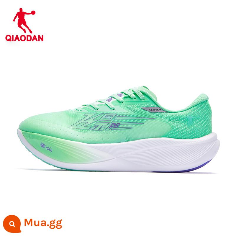 Trung Quốc Jordan Feiying PB3.0 chuyên nghiệp chạy marathon tấm carbon toàn bộ lòng bàn tay đua giày chạy bộ Pro giày thể thao chống sốc - Xanh ngọc-Aurora/Tím nhạt và bóng [Nam]