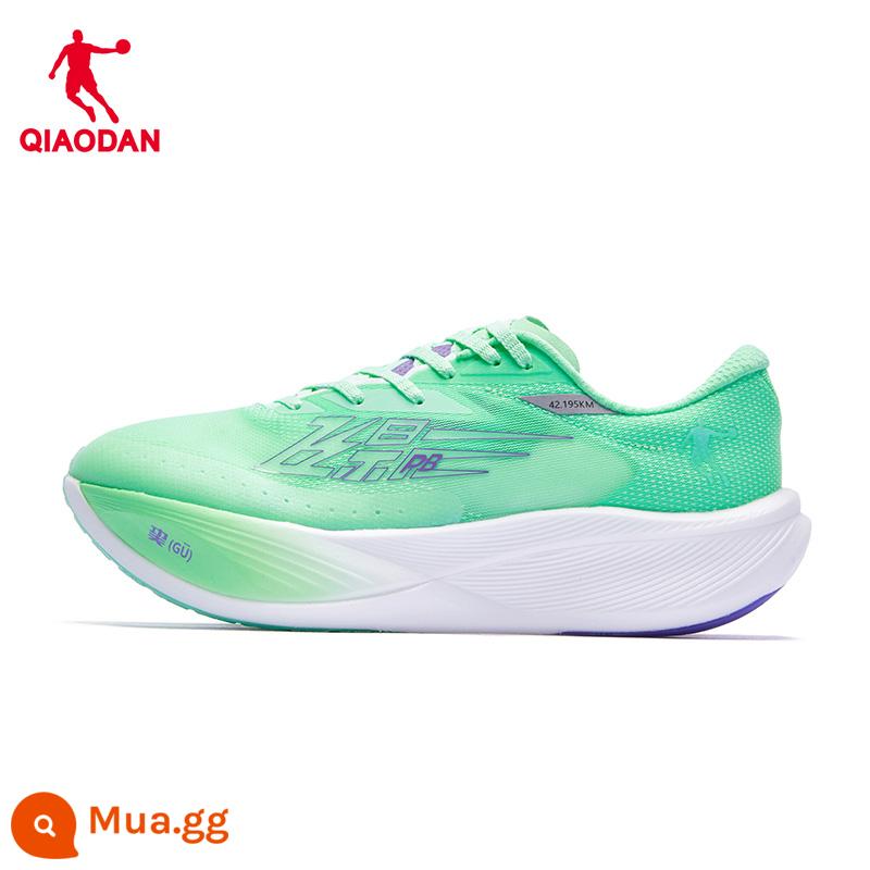 Trung Quốc Jordan Feiying PB3.0 chuyên nghiệp chạy marathon tấm carbon toàn bộ lòng bàn tay đua giày chạy bộ Pro giày thể thao chống sốc - Jade-Aurora Green/Tím nhạt và bóng [Nữ]