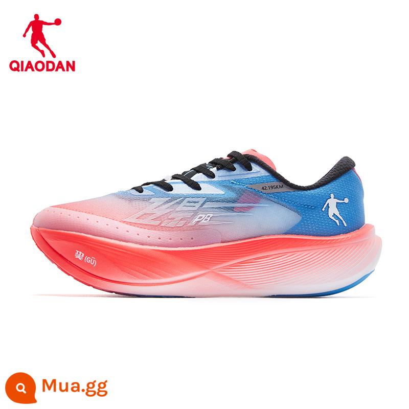 Trung Quốc Jordan Feiying PB3.0 chuyên nghiệp chạy marathon tấm carbon toàn bộ lòng bàn tay đua giày chạy bộ Pro giày thể thao chống sốc - Ảo Đỏ/Xanh muối biển [Nam]