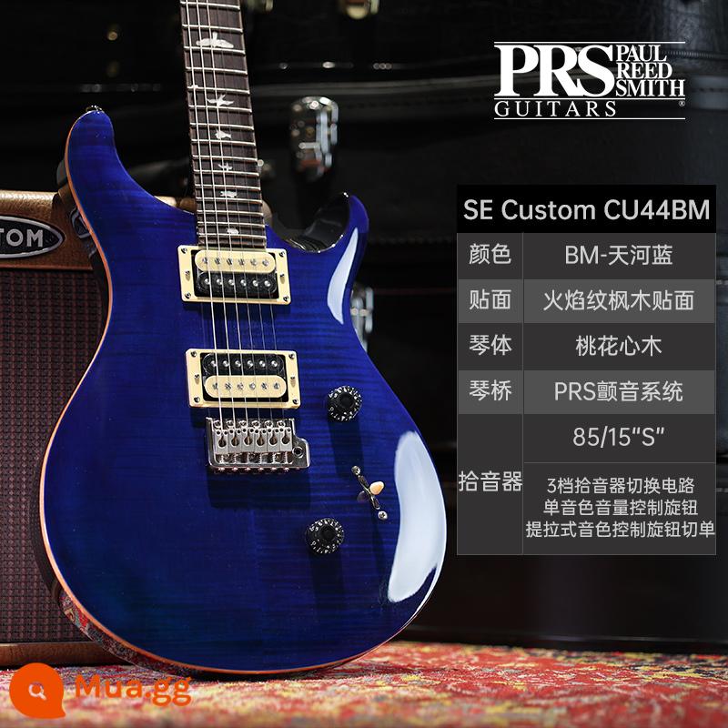 PRS Đàn Guitar Điện SE Bộ Tùy Chỉnh Indonesia MHHHB John Mayer Phiên Bản Chữ Ký CU44 Nhỏ Lắc Đôi - CU44BM Thiên Hà Xanh