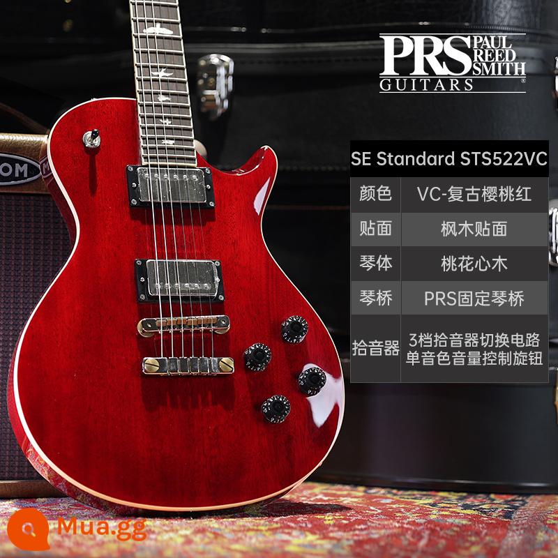 PRS Đàn Guitar Điện SE Bộ Tùy Chỉnh Indonesia MHHHB John Mayer Phiên Bản Chữ Ký CU44 Nhỏ Lắc Đôi - STS522VC màu đỏ anh đào