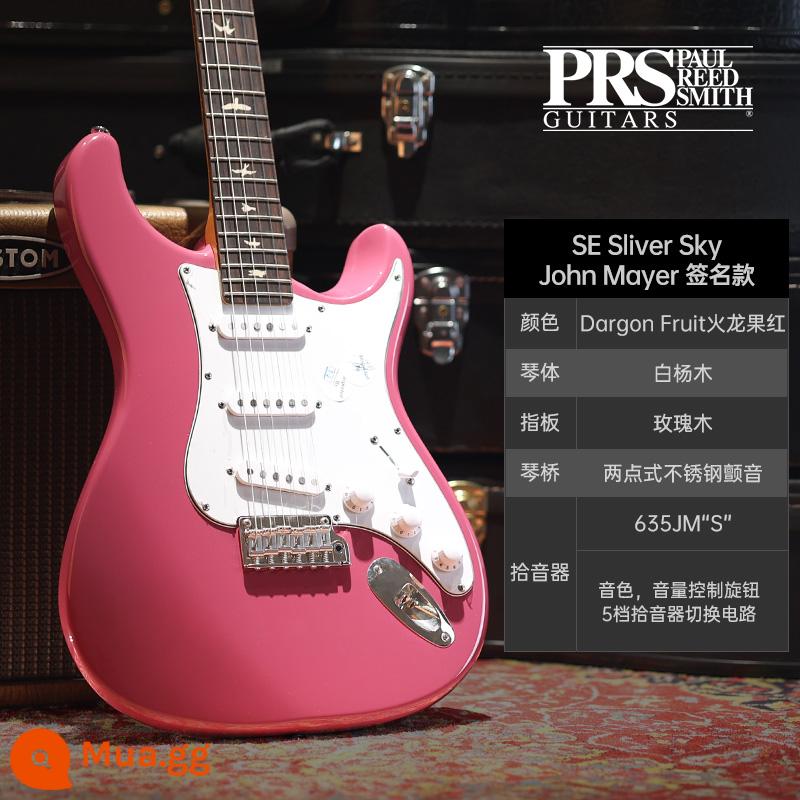 PRS Đàn Guitar Điện SE Bộ Tùy Chỉnh Indonesia MHHHB John Mayer Phiên Bản Chữ Ký CU44 Nhỏ Lắc Đôi - Mẫu JM signature J2R1J thanh long đỏ