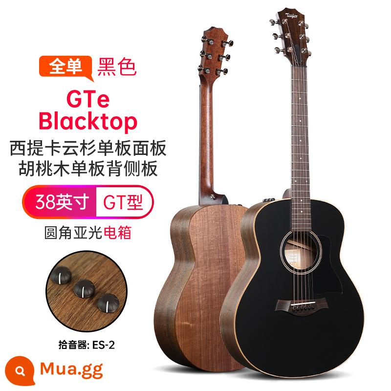 Đàn guitar Taylor Taylor GS mini Gỗ keo KOA veneer GTe cô gái đàn piano du lịch dân gian gsmini - Hộp điện GTe BlackTop màu đen