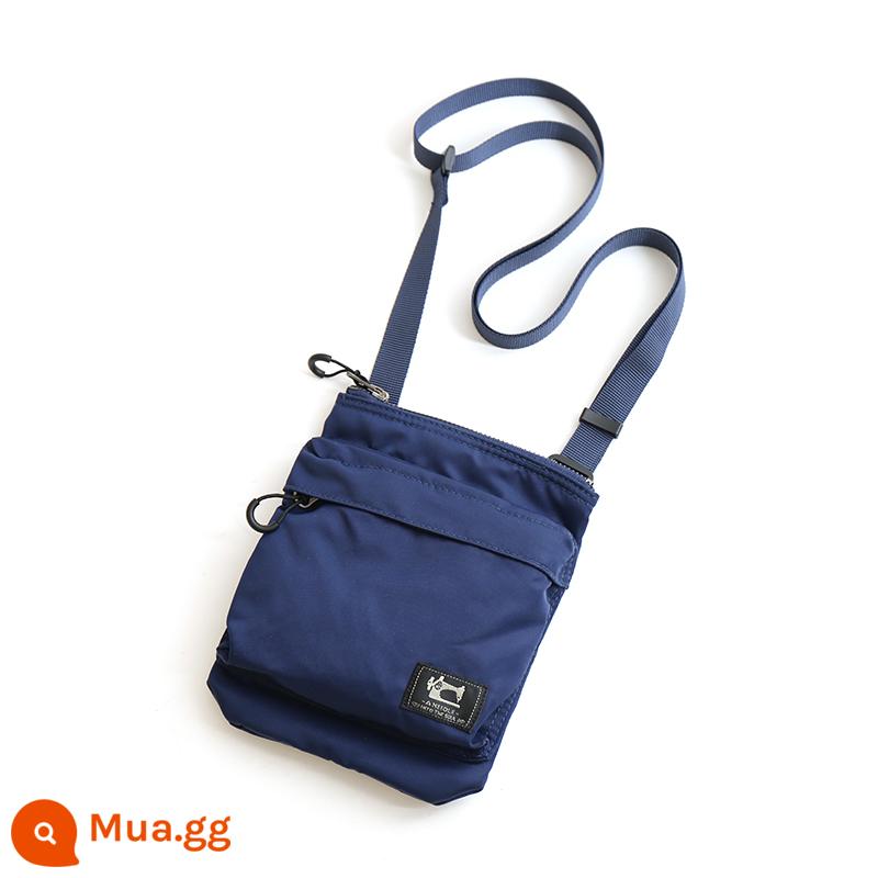 Cải tiến sản xuất TÚI SHOULDER POUCH Túi đeo vai mini chống thấm nước dành cho nam và nữ Túi Messenger túi đeo ngực thông thường túi đựng điện thoại di động túi nhỏ - xanh đậm