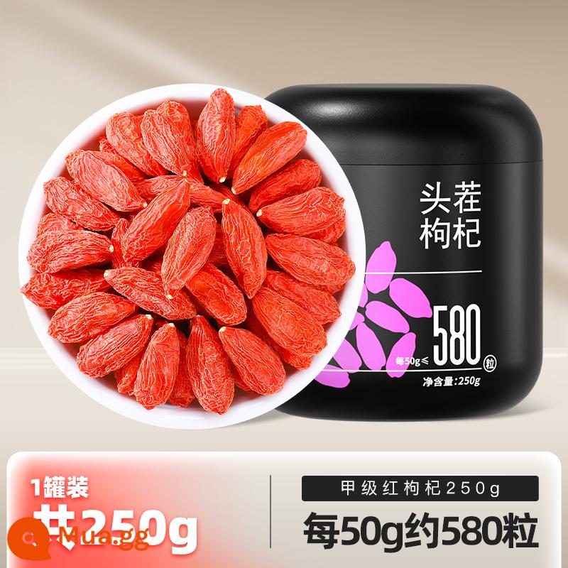 Qilixiang Ninh Hạ Goji Berry đỏ hạng A Goji Berry Ninh Hạ đích thực Black Goji Berry Nam thận trà Gouqi - 250g Wolfberry [Gói dùng thử] Khoảng 580 viên mỗi 50g