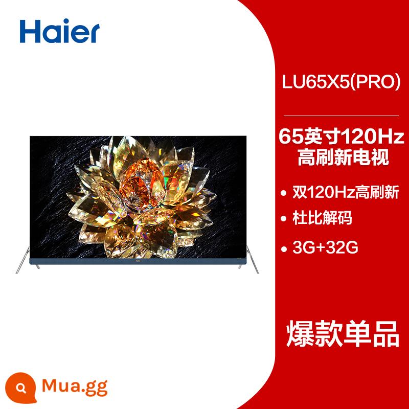 Haier LU65X5 (PRO) 65 inch 4k cao cấp Internet bảo vệ mắt phòng khách LCD TV màu gia đình 75 - sao băng bạc