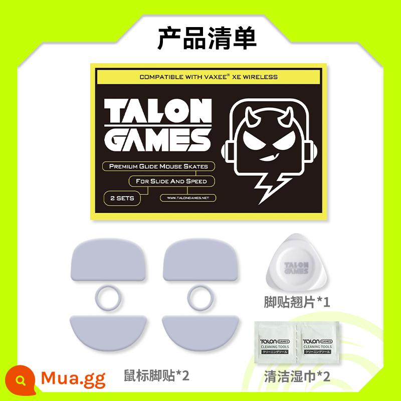 TALONGAMES phù hợp với Logitech gpw2g502g403gpx Poison Viper Ultimate Arc Edge miếng dán chân chuột miếng dán Teflon - Áp dụng cho cụm lắp ráp phụ VAXEE XE/XEW-2