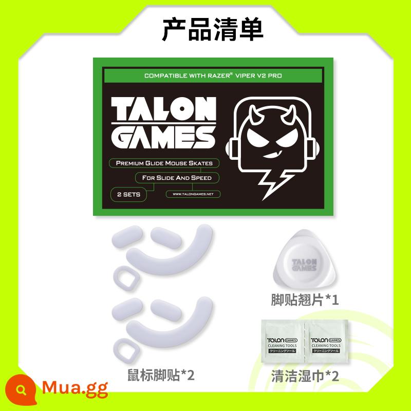 TALONGAMES phù hợp với Logitech gpw2g502g403gpx Poison Viper Ultimate Arc Edge miếng dán chân chuột miếng dán Teflon - Áp dụng cho thiết bị phụ Viper V2 PRO-2