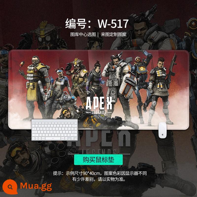 Miếng lót chuột APEX hero quá khổ để bàn bé trai game Internet cafe thoáng mát máy tính miếng lót bàn phím có thể tùy chỉnh - Ảnh nhóm 2 W-517 [mẫu nâng cấp mới]