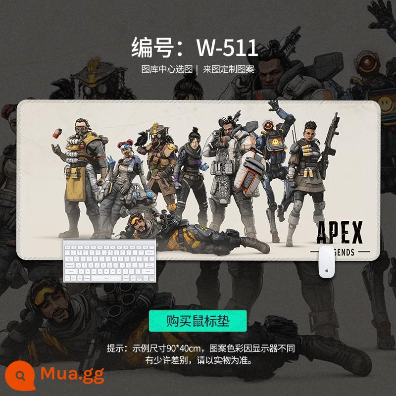 Miếng lót chuột APEX hero quá khổ để bàn bé trai game Internet cafe thoáng mát máy tính miếng lót bàn phím có thể tùy chỉnh - Ảnh nhóm W-511 [mẫu nâng cấp mới]