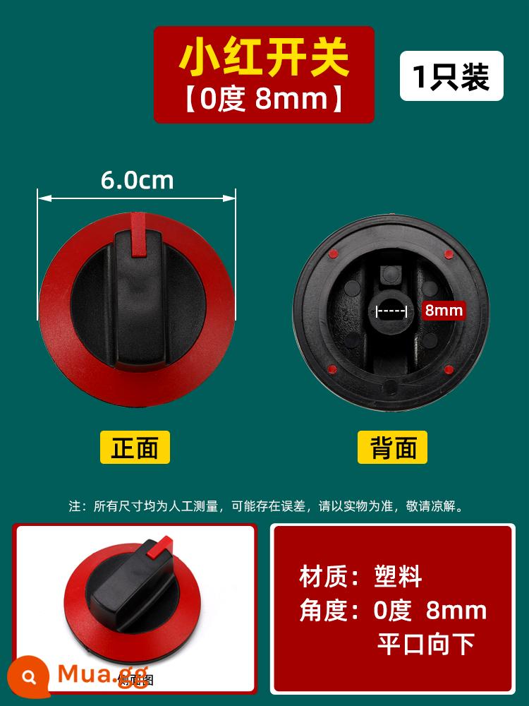 Thương mại bếp gas công tắc núm phụ kiện nồi đất bếp mì nấu Lẩu khách sạn để bàn khốc liệt bếp gas nút - Công tắc nhỏ màu đỏ - miệng phẳng hướng xuống [1 cái]