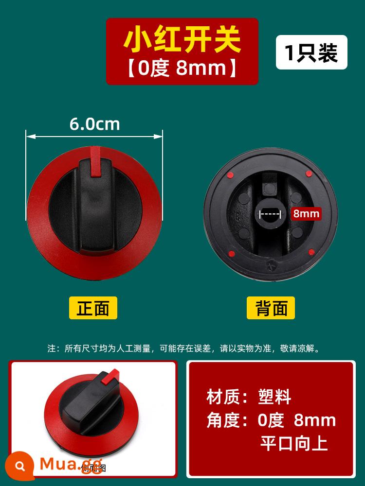 Thương mại bếp gas công tắc núm phụ kiện nồi đất bếp mì nấu Lẩu khách sạn để bàn khốc liệt bếp gas nút - Công tắc nhỏ màu đỏ - miệng phẳng hướng lên trên [1 cái]