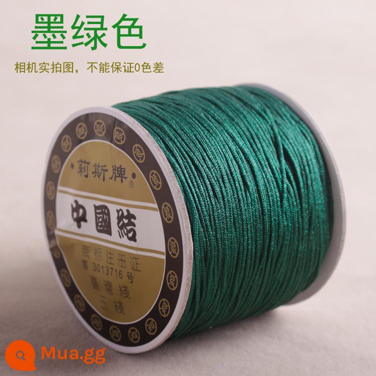 Số 72 Đài Loan Liz thương hiệu ngọc dây 0.8mm trang sức ngọc chạy trốn công chúa Series DIY tay vòng cổ đính cườm dây - Đường màu xanh đậm 72