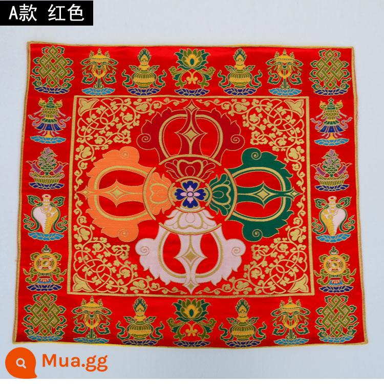 Tabetan Tablecloth Phong cách dân tộc - Loại A màu đỏ