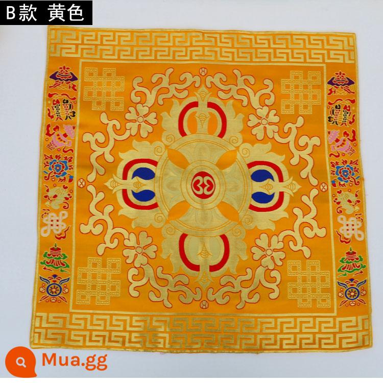 Tabetan Tablecloth Phong cách dân tộc - Phần B màu vàng