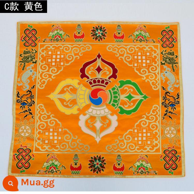 Tabetan Tablecloth Phong cách dân tộc - Loại C màu vàng