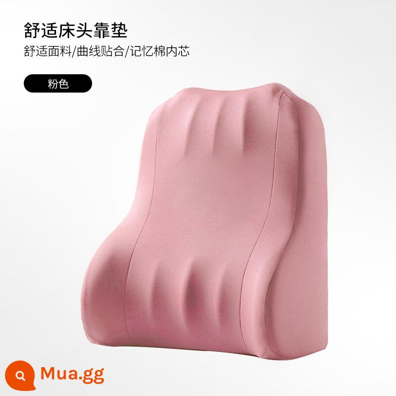 Đệm đầu giường eo hỗ trợ sofa phòng khách đệm lưng giường túi mềm gối ký túc xá sinh viên eo gối phòng ngủ lớn tựa lưng - Đệm đầu giường cỡ lớn màu hồng dễ thương